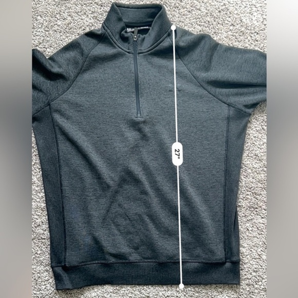 Under Armour ColdGear Quarter Zip Pullover Charcoal Loose‎ Fit Men’s Large - Picture 6 of 7